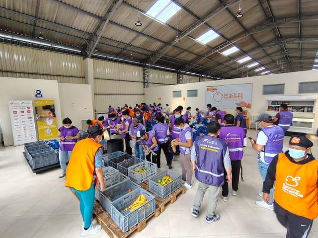 Distribución de alimentos